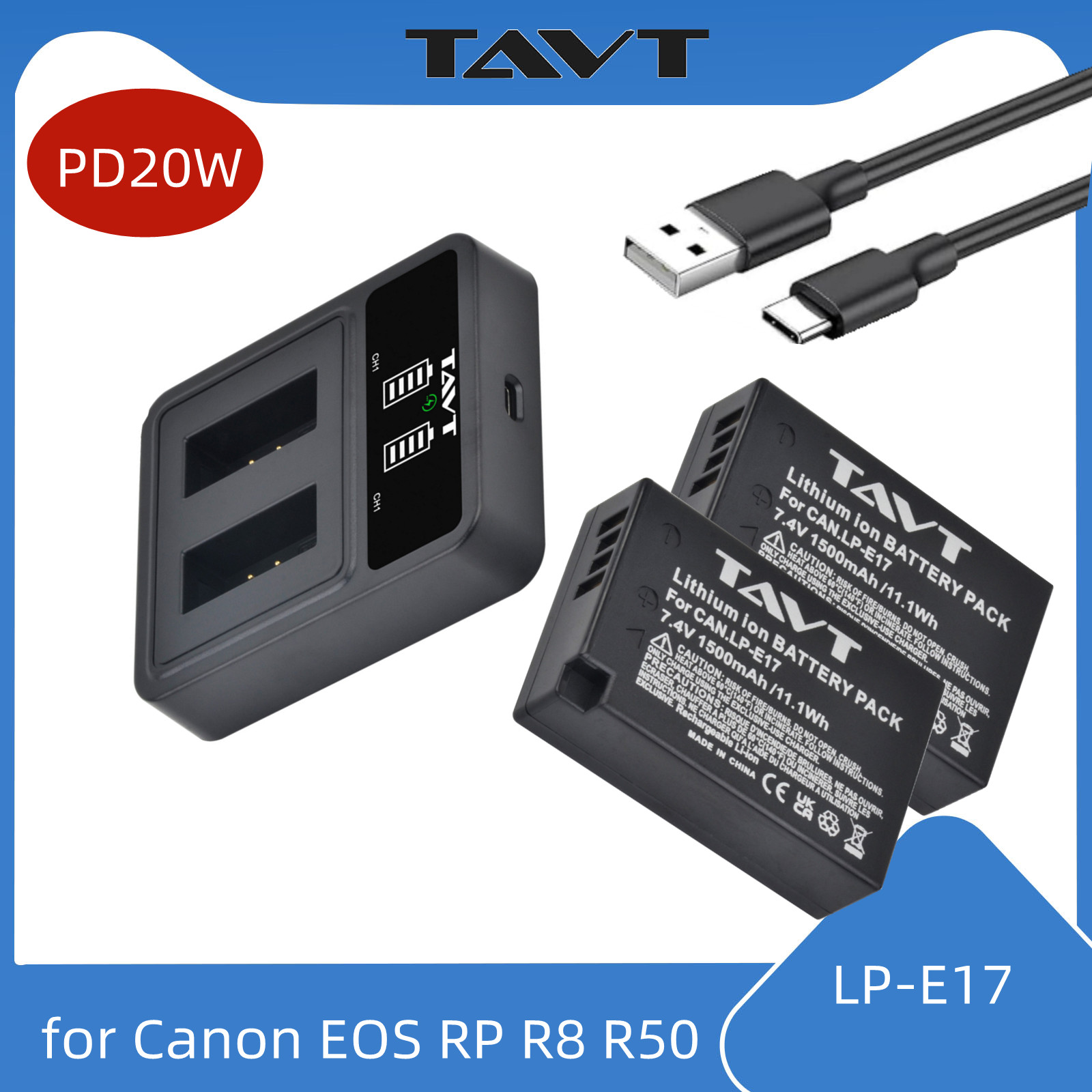 Canon Camera Eos R50 - LP-E17 LPE17 LP E17 카메라 배터리+PD