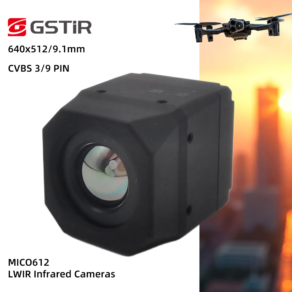 Drone Camera Night Vision - GSTir 프리미엄 고성능 MICO612 비냉각식 LWIR