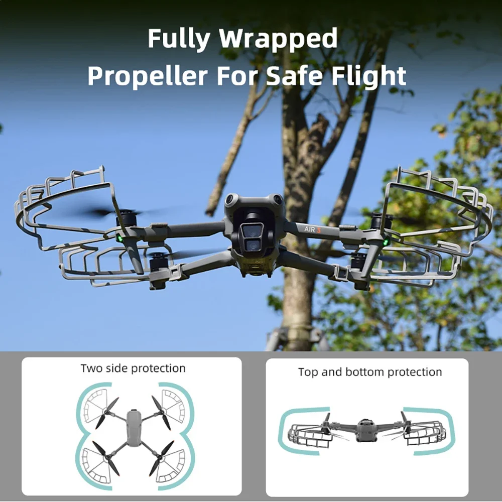 DJI 에어 3S/에어 3 드론용 프로펠러 가드, 프로 - Dji Drone Air 3 리뷰 및 가격