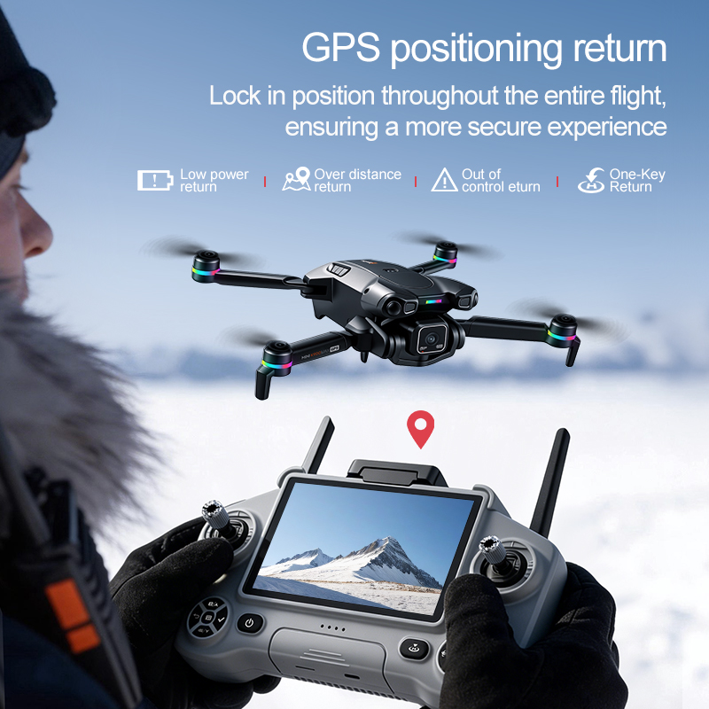 새로운 K900 MAX GPS 드론, 4K 전문가용 H - Drone Camera Night Vision 리뷰 및 가격