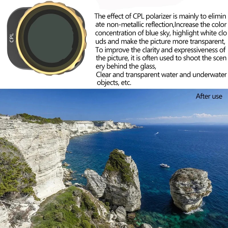 DJI 미니 3 프로 카메라 렌즈 필터 키트 MCUV  - Drone Camera Filter 리뷰 및 가격